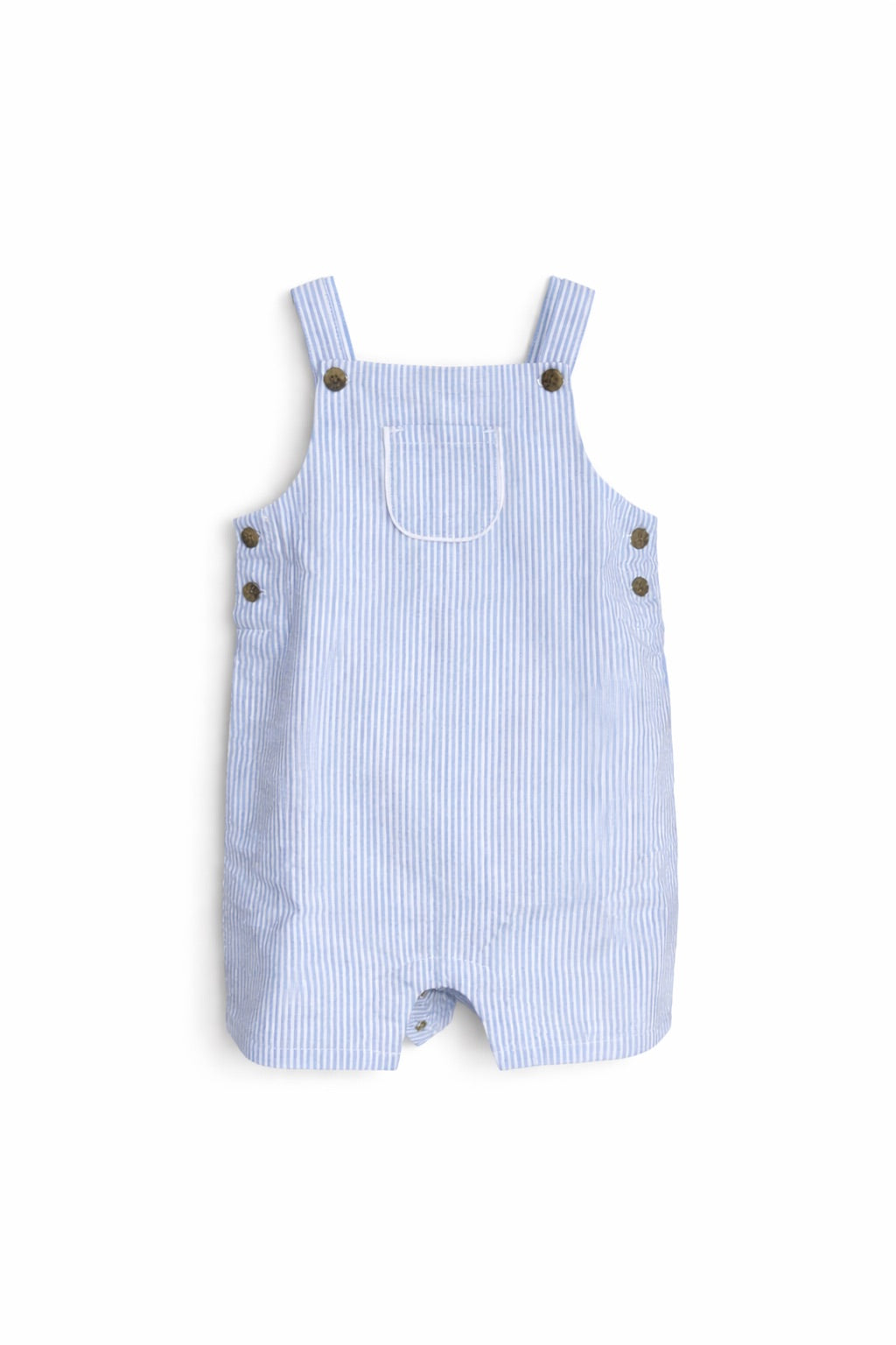 Blue Striped Overall