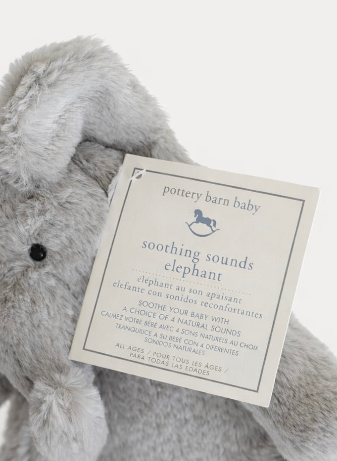 Stuffed Elephant With Soothings Sounds