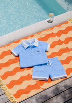 Baby Whale Terry Matching Set