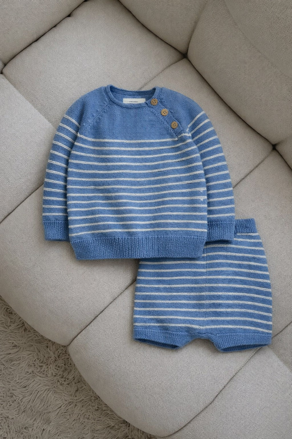 Baby Striped Sweater Set