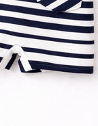 Striped Cotton Jersey Shortall