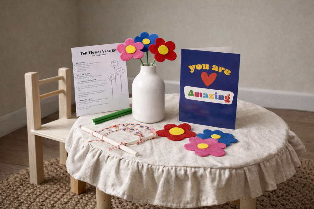 Felt Flower Craft Kit
