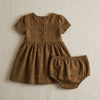 Brown Plaid Dress
