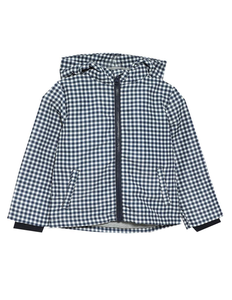 Check Hooded Jacket