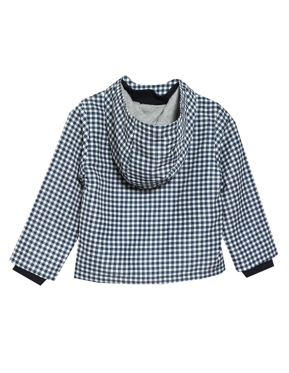 Check Hooded Jacket