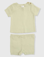 Pistachio T-shirt and Shorts Set