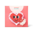 Heart Fleece Tied Pillow