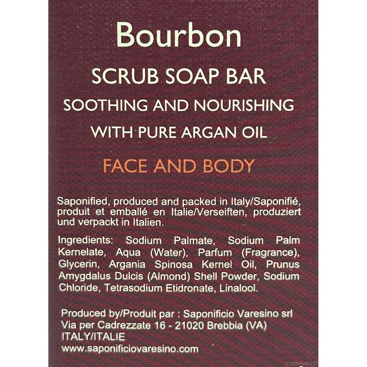 Green Tea And Bourbon Scrub Soap Bar