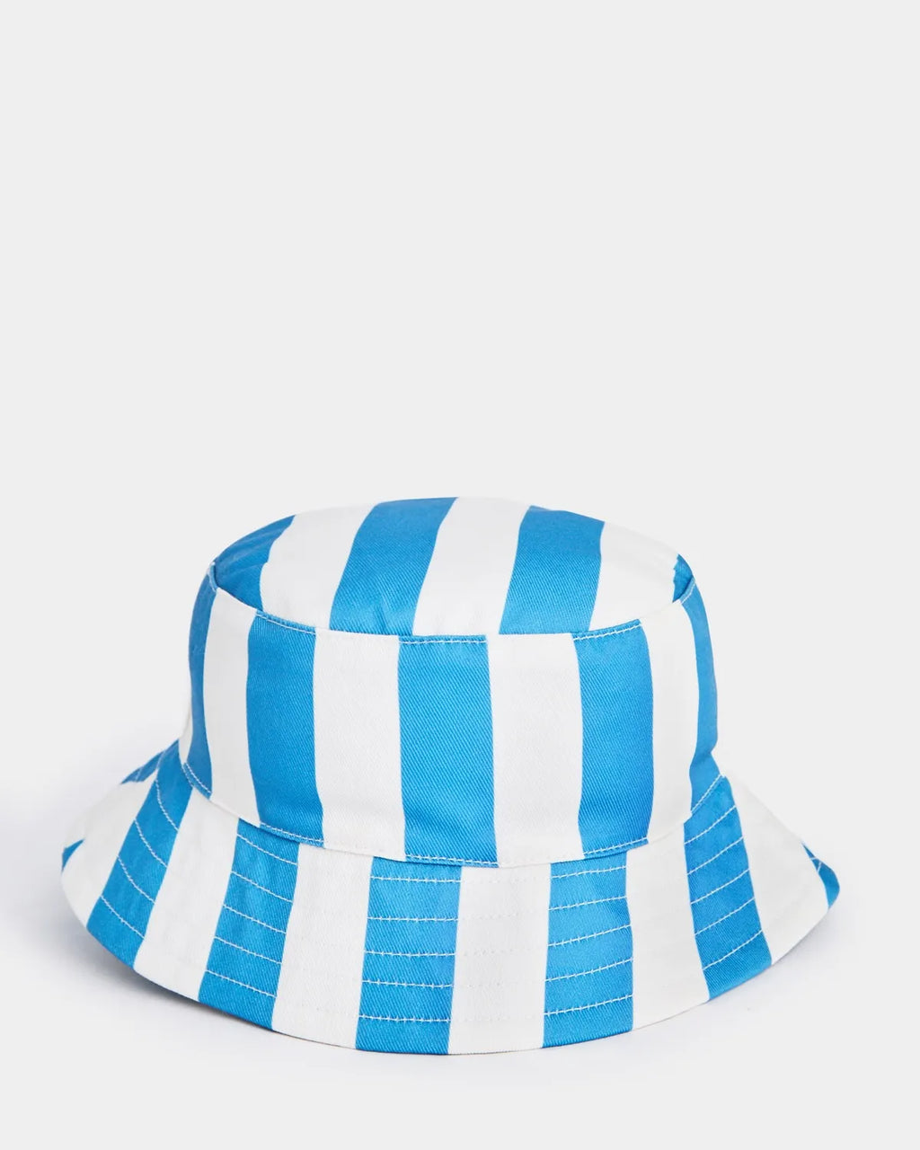 Blue Striped Bucket Hat
