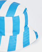 Blue Striped Bucket Hat