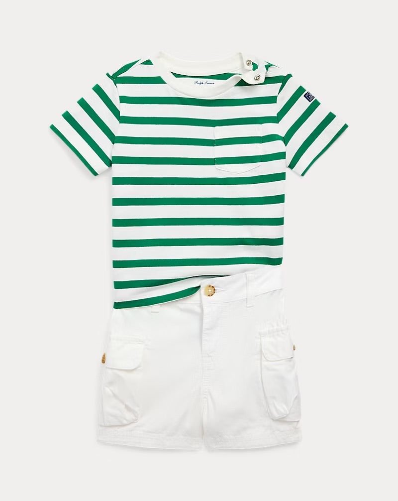 Polo Baby Boys' Striped Set