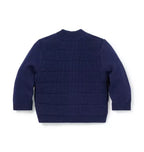 Navy Sweater-Jacket