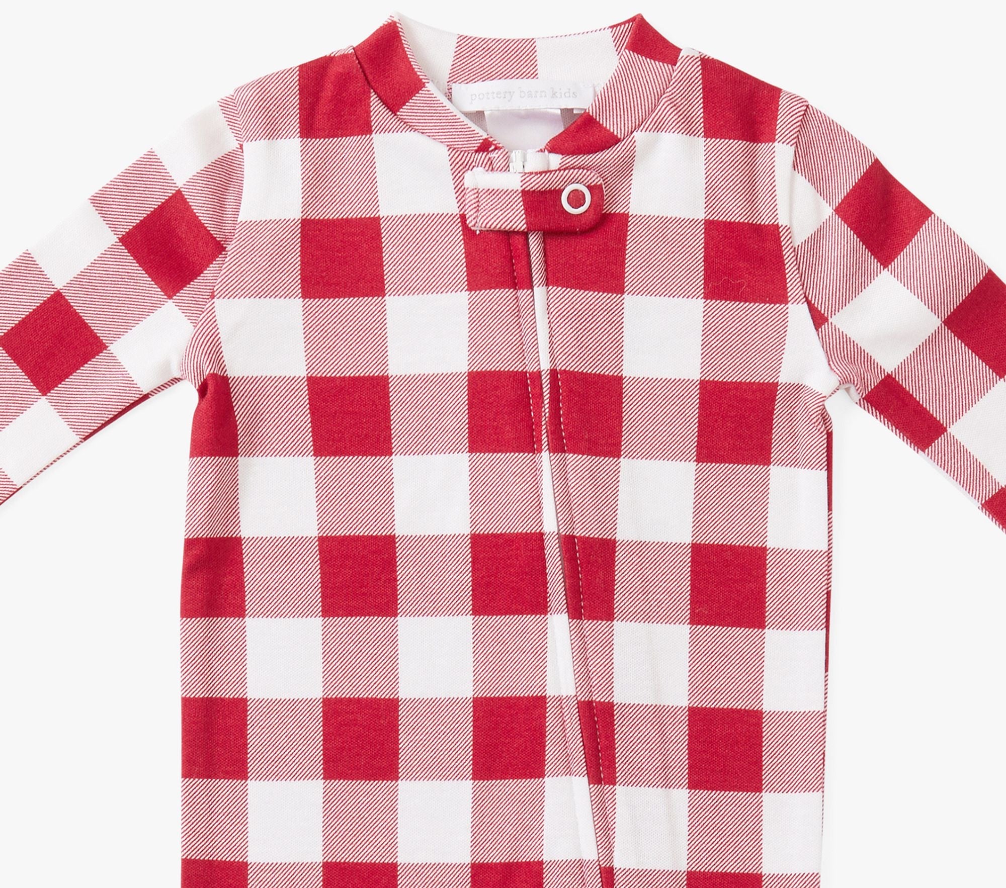 Silky Tencel Check Baby Pajama