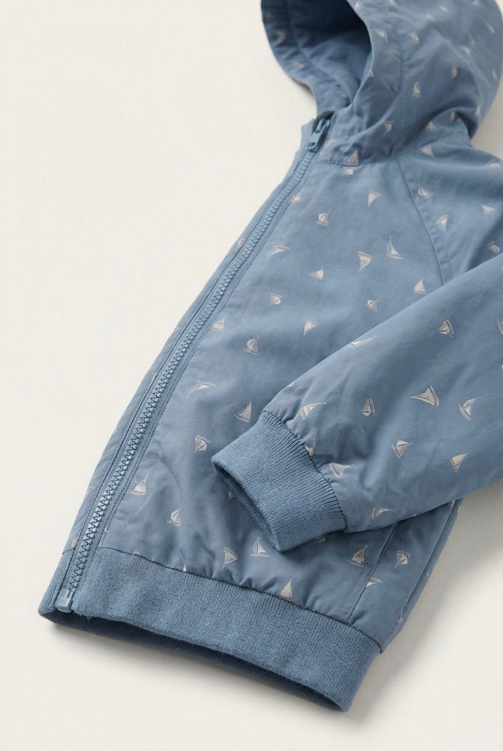 Dusty Blue Rain Jacket