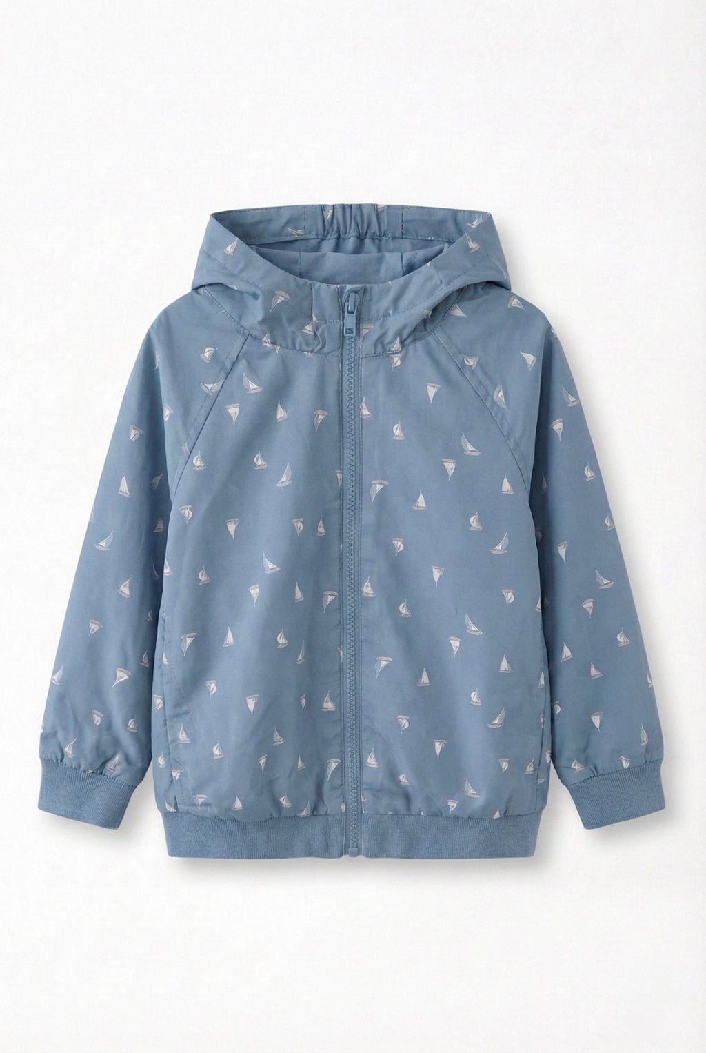 Dusty Blue Rain Jacket