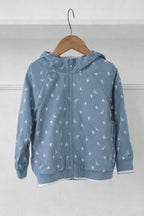 Dusty Blue Rain Jacket