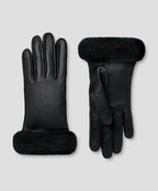 Black Leather Gloves